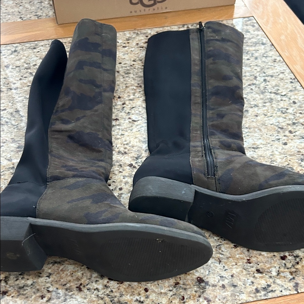 MIA Camouflage and Black Women's Boots